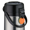AP-535, 3 Liter Airpot Beverage 24hr Hot Coffee Dispenser with Push Button, Stainless Steel