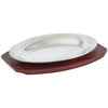 APL-10UL-12UL Wooden Underliner for Aluminum Sizzle Platter
