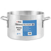 ASSP-08 to ASSP-40, 4mm 8-40 Qt Elemental Aluminum Sauce Pot