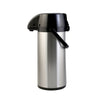 2.2L glass-lined airpot with lever top, durable stainless steel exterior, and excellent heat retention—perfect for catering, office use, and coffee stations.