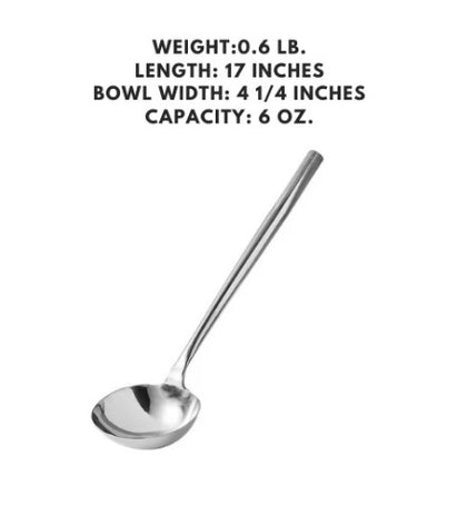 Set of 12 small all stainless steel ladles, perfect for serving sauces, dressings, and small portions.



