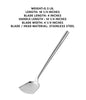 Large all stainless steel shovel for cooking and kitchen use, sold by the dozen.




