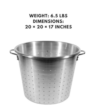 Aluminum Food Container - Stainless Steel, 20