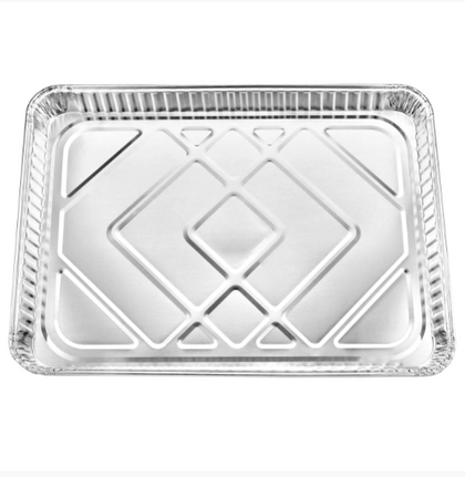 Aluminum Half Size Cookie Sheet with a non-stick surface, ideal for baking cookies, pastries, and other baked goods. Durable and easy to clean, perfect for home or commercial kitchens.