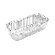 Heavy-duty Aluminum 3lb Loaf Pan for baking larger portions of bread, cakes, and meatloaf. Even heat distribution, warp-resistant, lightweight, and durable.