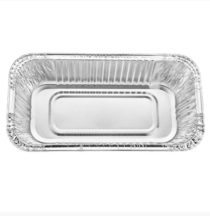 Heavy-duty Aluminum 5lb Loaf Pan designed for baking large loaves, cakes, and meatloaf. Even heat distribution, durable, warp-resistant, and lightweight.