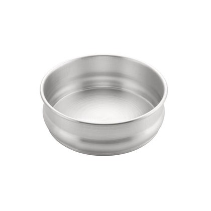 Aluminum dough pan 48 oz, 8-1/8