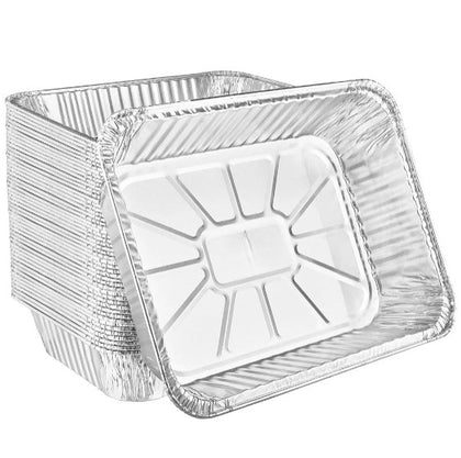 Heavy-duty Aluminum Giant Lasagna Pan for baking large lasagna, casseroles, and roasts with deep design and even heat distribution for perfect results.