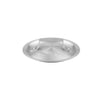 Aluminum lid for 1.5QT saucepan, durable and rust-resistant with secure fit and riveted handle. Helps retain heat and moisture for efficient cooking in home or commercial kitchens.