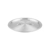 Aluminum lid for 3.75QT saucepan with riveted handle, durable and rust-resistant. Ensures heat retention and reduces splatter, ideal for professional or home kitchens.
