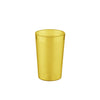 Amber 10oz poly tumbler with pebbled texture for added grip. Durable, break-resistant, and dishwasher-safe. Stackable design. Ideal for restaurants, cafes, and events. Sold in a 12-pack for bulk purchasing.