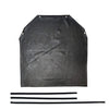 Latex Black Apron 44-1/2x37