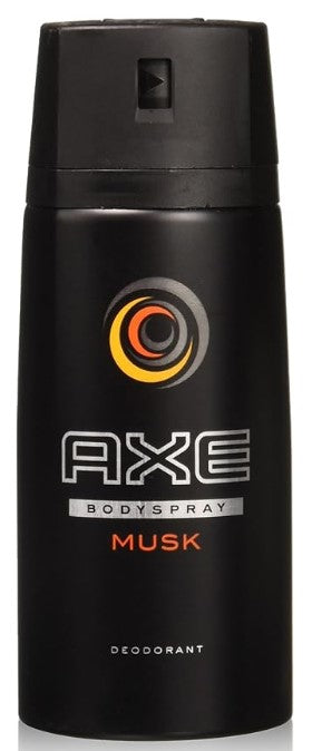 AXE Body Spray Deodorant Musk, 150ml, Case of 72 – men’s deodorant with a warm, woody musk scent for long-lasting freshness and odor protection.