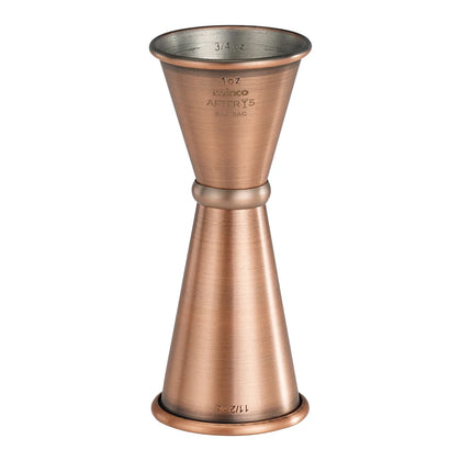 BAJ-7AC to BAJS-6CS - 18/8 SS, Antique/Crafted Steel Finish After 5™ Jiggers & Strainers