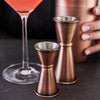 BAJ-7AC to BAJS-6CS - 18/8 SS, Antique/Crafted Steel Finish After 5™ Jiggers & Strainers