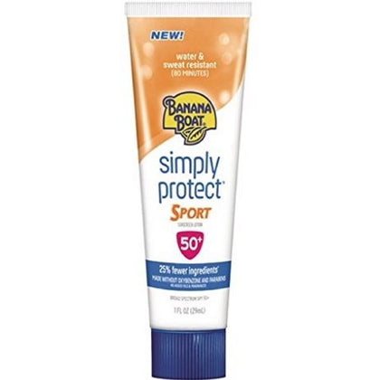 Banana Boat Simply Protect Sport Mineral SPF 50 Sunscreen Lotion is crafted for active lifestyles, delivering strong, reliable protection with naturally sourced zinc. This mineral-based formula provides broad-spectrum UVA/UVB coverage without added oils or fragrances, making it a safe, lightweight option for sensitive skin. 