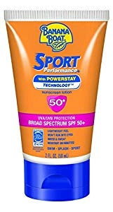 Banana Boat Sport Performance Sunscreen Lotion SPF 50 is specially formulated for active lifestyles, offering heavy-duty sun protection without slowing you down. Powered by PowerStay Technology, this lotion locks active ingredients in place, enhancing durability and ensuring long-lasting coverage. It absorbs quickly, won't run into eyes, and provides reliable protection under a range of conditions, including heat, humidity, and sweat—perfect for athletes and outdoor enthusiasts.