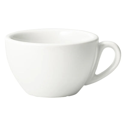 BCC-75S, Birkhall 7.5 oz Short Round White Porcelain Coffee Cup Case