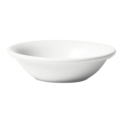 BFD-35RE, 3 Doz/Case Birkhall 3.5 oz Round White Porcelain Fruit Dish