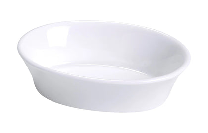 Yanco Oval Baking Dish BK-006 is a stylish and durable addition to any tableware collection. Crafted from high-quality bone white china with a smooth glaze finish, this dish offers excellent resistance to temperature changes and mechanical damage. Its classic oval design is perfect for serving casseroles, moussaka, lasagna, and other baked dishes, making it a versatile choice for fine-dining restaurants, catered events, and hotels. 