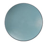 Yanco Round Plate BM-107TL Made of durable melamine, it features a stylish gray base with vibrant teal accents, making it ideal for casual dining or serving. Its lightweight design ensures easy handling, while the melamine material offers resistance to chipping and breaking, enhancing its longevity. Perfect for both indoor and outdoor use, this plate combines functionality with a modern aesthetic.