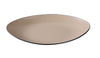 This Deep Oval Plate is a refined addition to any tabletop presentation. Crafted from lightweight, scratch-resistant melamine, it features a brushed clay and black finish that brings an artistic touch to its functional form. This deep oval dinner platter is perfect for main courses, shared entrées, or specialty presentations. Ideal for restaurants, cafes, and home use allowing you to elevate your dining experience.