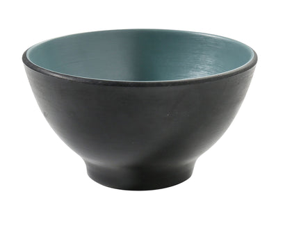 Yanco Rice/Soup Bowl BM-404TL features a chic gray and teal design, ideal for serving up to 10 ounces of rice, soup, or small sides. Crafted from durable melamine, it’s both lightweight and resilient, making it great for everyday use or special occasions. Easy to clean and maintain, this bowl adds a modern touch to your dining experience while being ultimate in functionality.