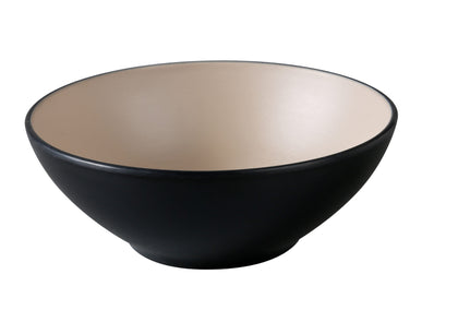 This Soup/Cereal Bowl brings together durability and modern design for versatile serving. Made from lightweight, scratch-resistant melamine, it features a clay and black color scheme with a distinctive brushed texture. Whether used for soups, cereals, or small entrées, this bowl adds a refined touch to both casual and upscale dining environments. Ideal for restaurants, cafes, and home use allowing you to elevate your dining experience.