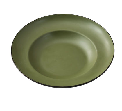 This Mediterranean Pasta Bowl bowl is lightweight and shatter-resistant, making it ideal for serving pasta, salads, or various Mediterranean dishes. Its stylish design and functionality make it suitable for both casual and formal dining occasions. This dinnerware is ideal for restaurants, cafes, and home use allowing you to enhance your dining experience. High quality affordable restaurant dinnerware.