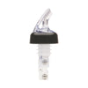 BMP-3125C-PKG - 2-Pack Bar Maid 1.25Oz Premium Pourers, Clear w/ Black Collar