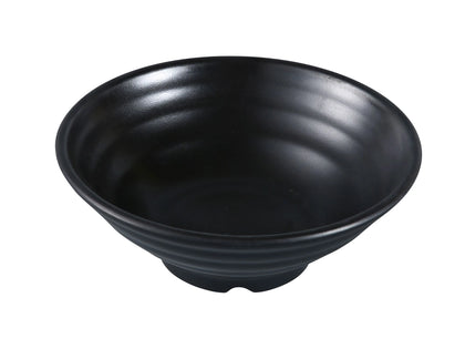 This Bowl is made from durable and reliable melamine material, which makes the bowl look like ceramics. Performed in classic black color With matte finish, such melamine tableware is an ideal solution for those who choose high-quality, durable and affordable dinnerware for presenting their food. Ideal for restaurants, cafes, and home use allowing you to enhance your dining experience. High quality affordable restaurant dinnerware.