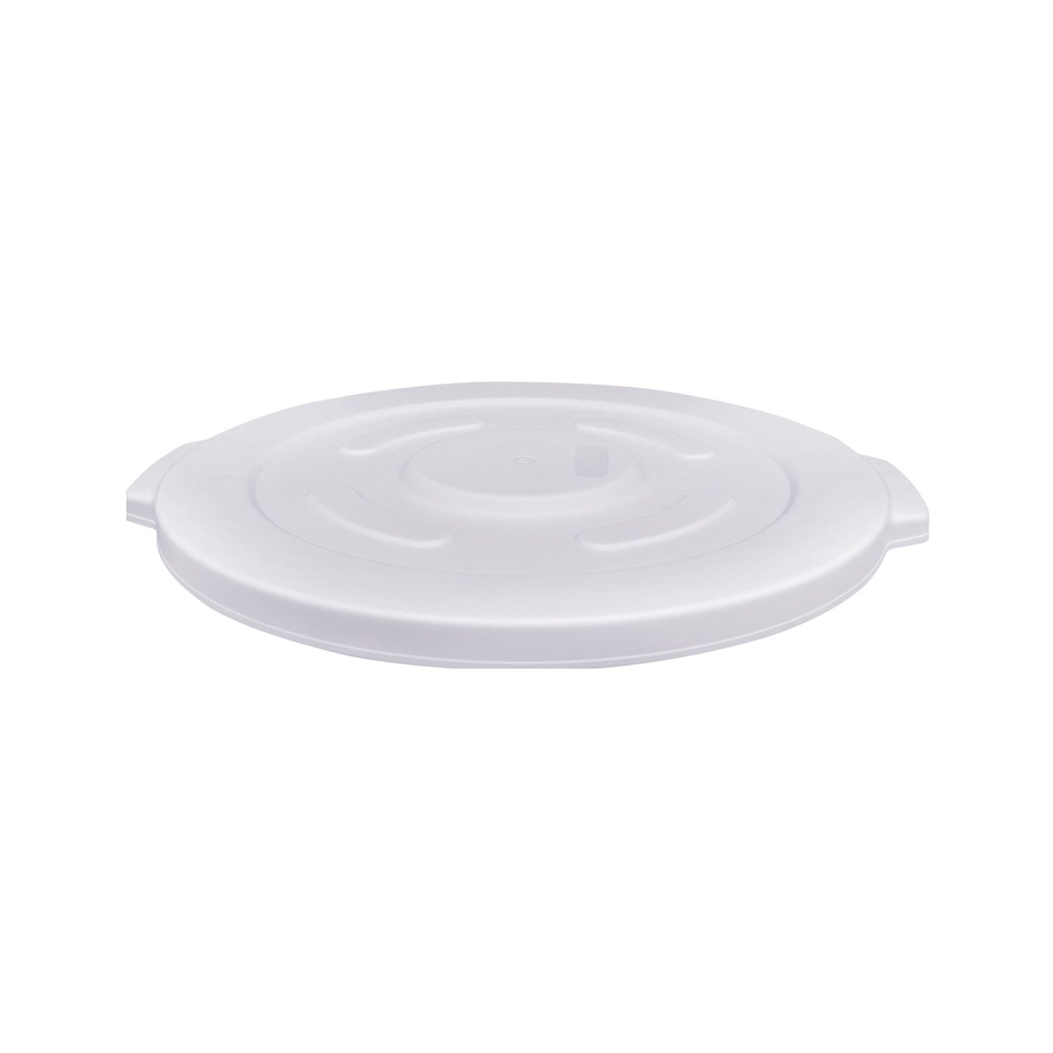 BPA-free polypropylene lid for 10-gallon ingredient storage container. Crack-resistant, tight-fitting, and designed to keep contents fresh and secure in commercial kitchen use.