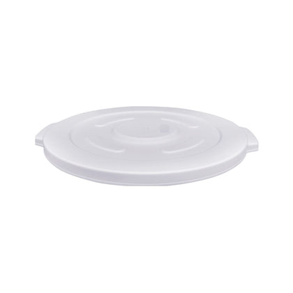 BPA-free polypropylene lid for 10-gallon ingredient storage container. Crack-resistant, tight-fitting, and designed to keep contents fresh and secure in commercial kitchen use.