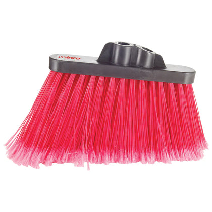 BRAF-9R - Red Flagged Angle Broom Head Only, Medium Duty Bristles