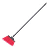 BRAF-9R - Red Flagged Angle Broom Head Only, Medium Duty Bristles