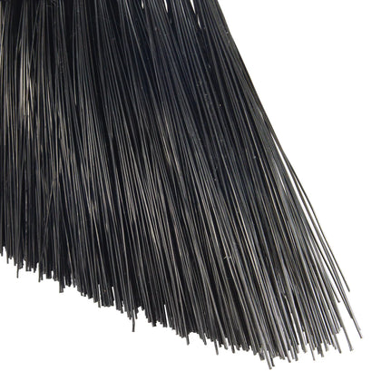 BRAU-9K - Heavy Duty Angle Broom Head, Unflagged Black Bristles Only