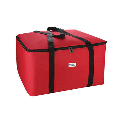 BagTec red catering delivery bag 22x22x12