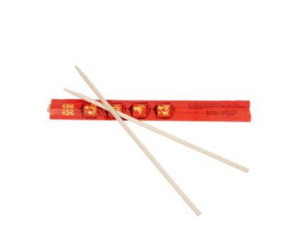 100 pairs of red bamboo chopsticks, perfect for large gatherings or events.
