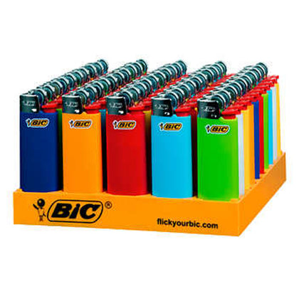 Bic Mini Lighter Multi Color 50 Count Tray
