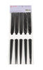 Pack of 5 pairs of sleek black lacquer chopsticks, ideal for special meals.