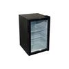 Compact black fridge 18-3/4 x 17-1/8 x 27
