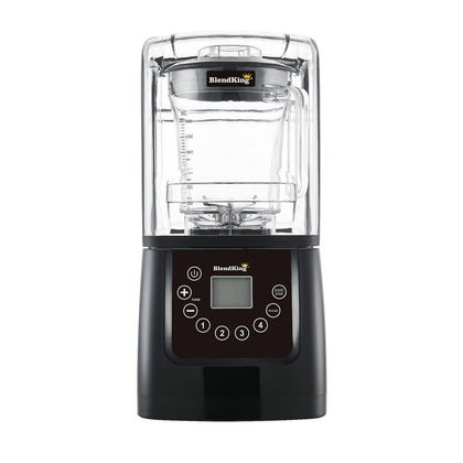 Durable high power digital blender with 51oz jug and noise-reducing cover, packed by 1 set per case. Ideal for commercial kitchens, smoothie shops, and foodservice environments.