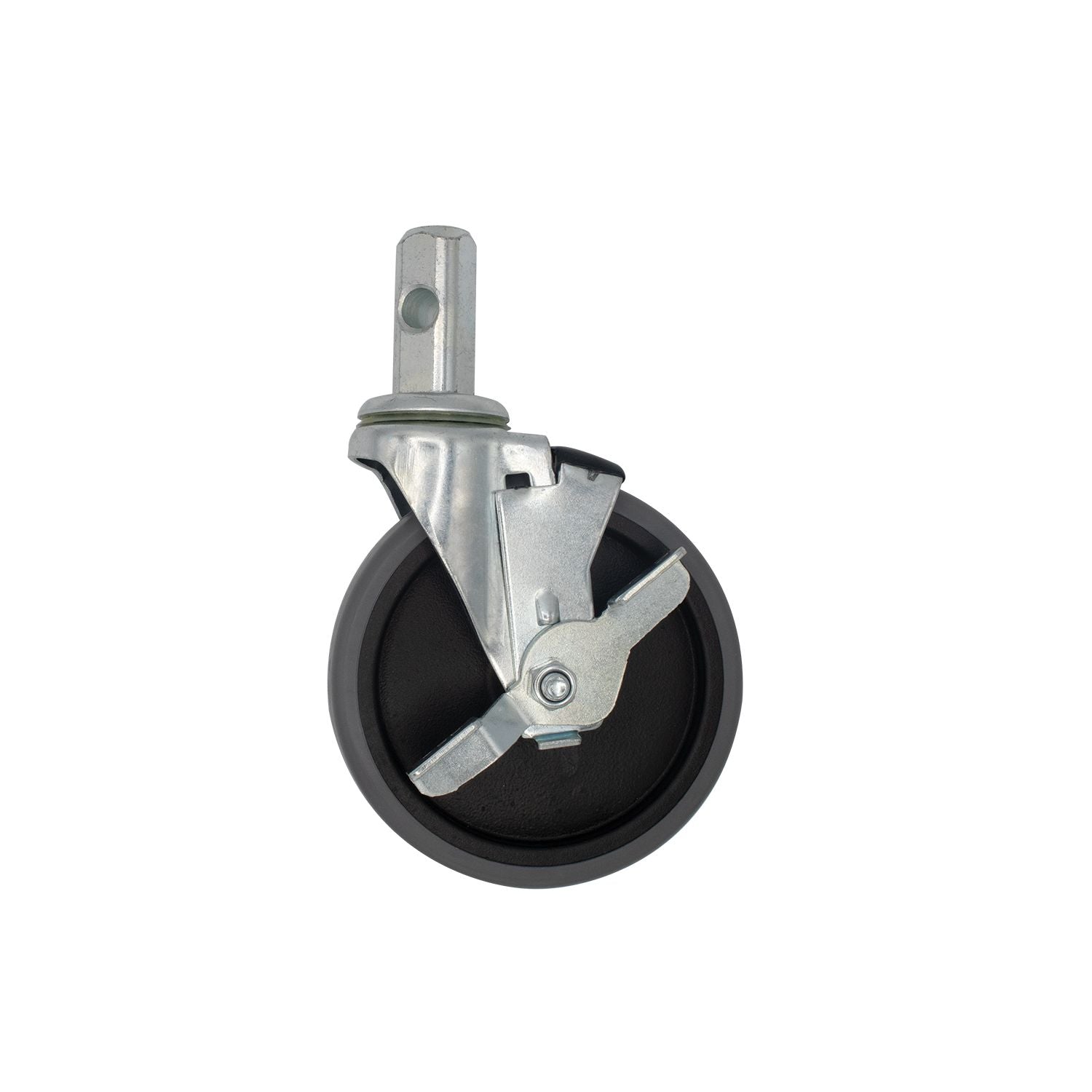 Brake Caster for ASPR/ASPZ Series with durable design, integrated locking brake, and smooth rolling mobility—ideal for commercial kitchens and food service equipment.