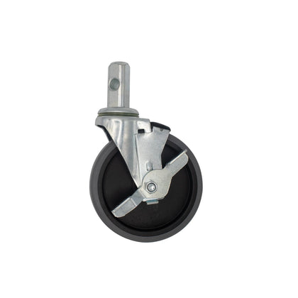 Brake Caster for ASPR/ASPZ Series with durable design, integrated locking brake, and smooth rolling mobility—ideal for commercial kitchens and food service equipment.