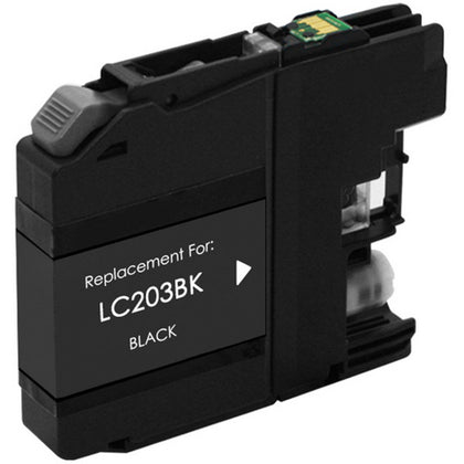 LC203 Black Ink Cartridge Compatible for Brother Printer 550 pages