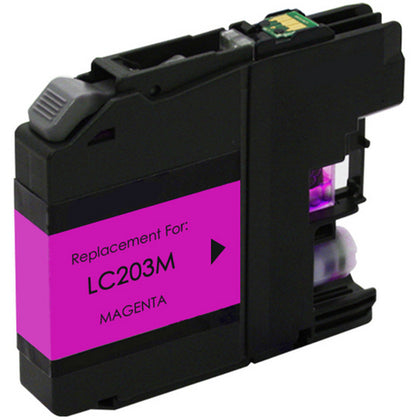LC203 Magenta Ink Cartridge Compatible for Brother Printer 550 pages