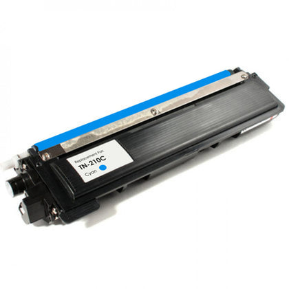 Toner Cartridge TN210C Compatible for Brother Printer, Cyan, 1400 pages.