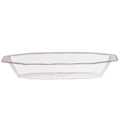 Buffet 15oz Serving Boat - disposable, elegant serveware for presenting appetizers, desserts, or side dishes. Perfect for weddings, buffets, and upscale events with a sleek, modern design.