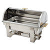 C-5080 -8qt Chafer, Roll Top Cover, S/S, Heavyweight Dallas