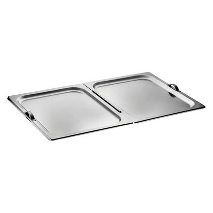 C-HFC1, S/S Full-size, Flat Hinged Cover